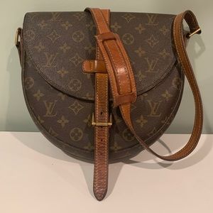 Louis Vuitton cross body saddlebag